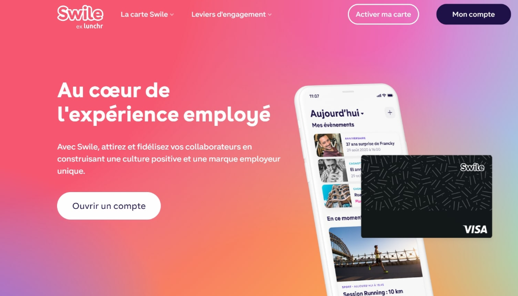 “We want to boost team cohesion,” says Loïc Soubeyrand, CEO of Swile.